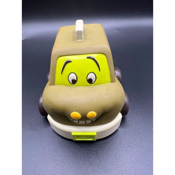 Just B You Pull Back And -Back Friction Toddler Toy Green Taxi【As it is】 - Picture 2 of 3